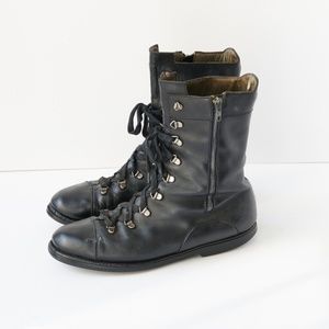 80s - SUSAN BENNIS - WARREN EDWARDS - Boots - Men's - 10 - BLK Leather